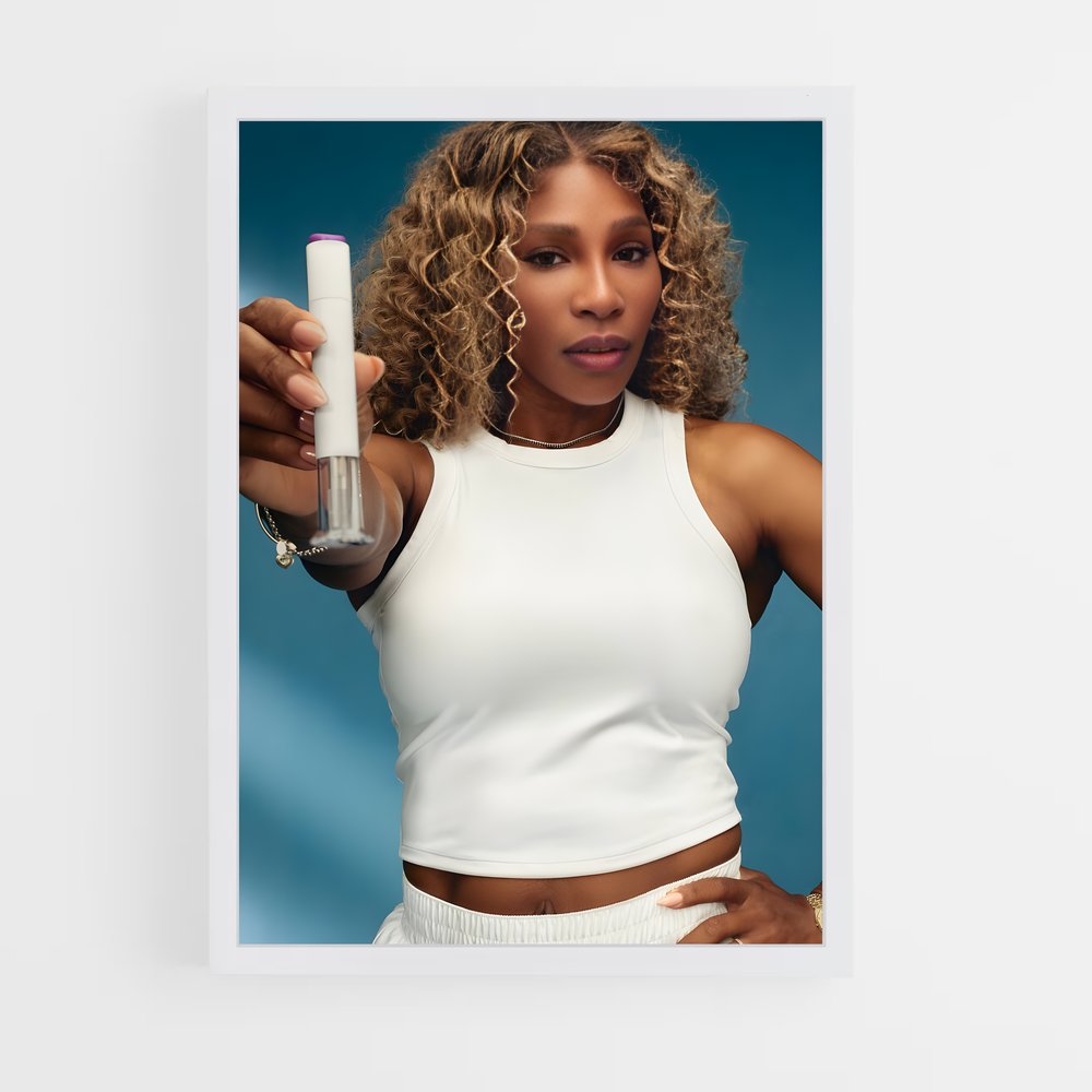 Poster Serena en Action – affiche Tennis (vue 3)